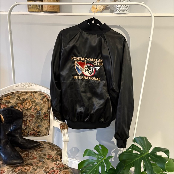Vintage Pontiac XL Black Bomber Embroidered - Picture 4 of 4